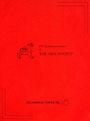 The Afghans in India under the Delhi Sultanate and the Mughal Empire : a survey of relevant manuscripts / by D.N. Marshall ; edited by C.J. Brunner — cover