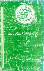 شیخ الاسلام صاحب مبارک تگاب,Shaykh Hameeda Ullah Tagab — cover