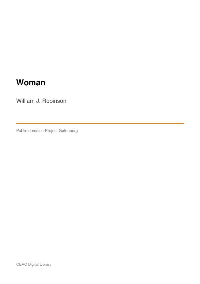 Woman — cover