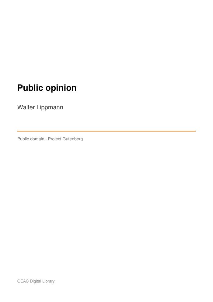 Public opinion — cover