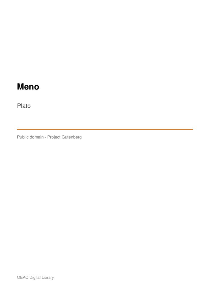 Meno — cover