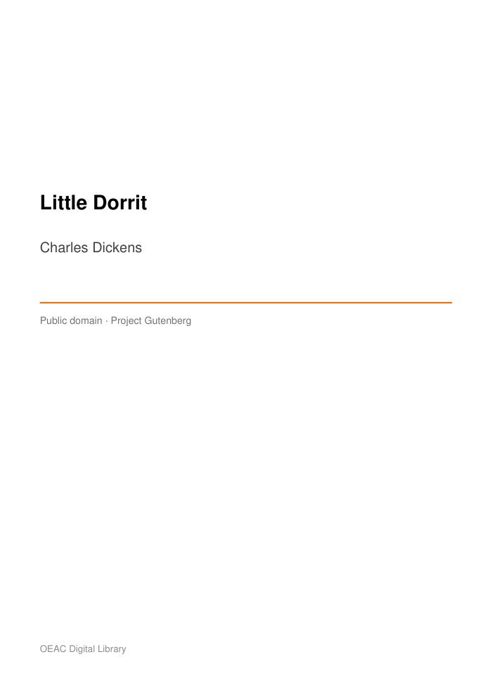 Little Dorrit — cover