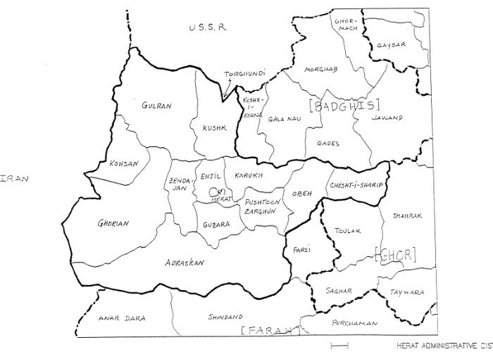 Herat province / prepared by the Data Collection for Afghan Repatriation Project — cover