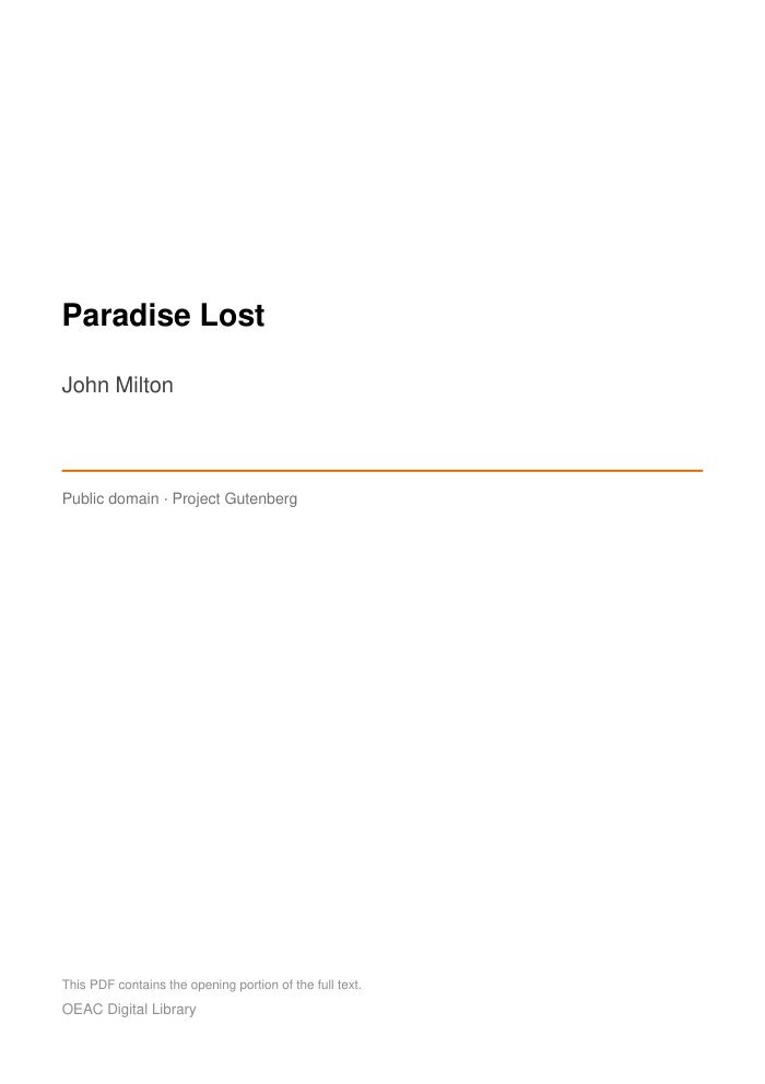Paradise Lost cover