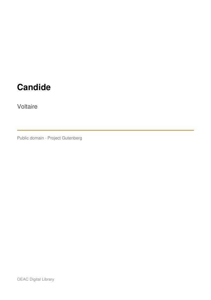 Candide cover