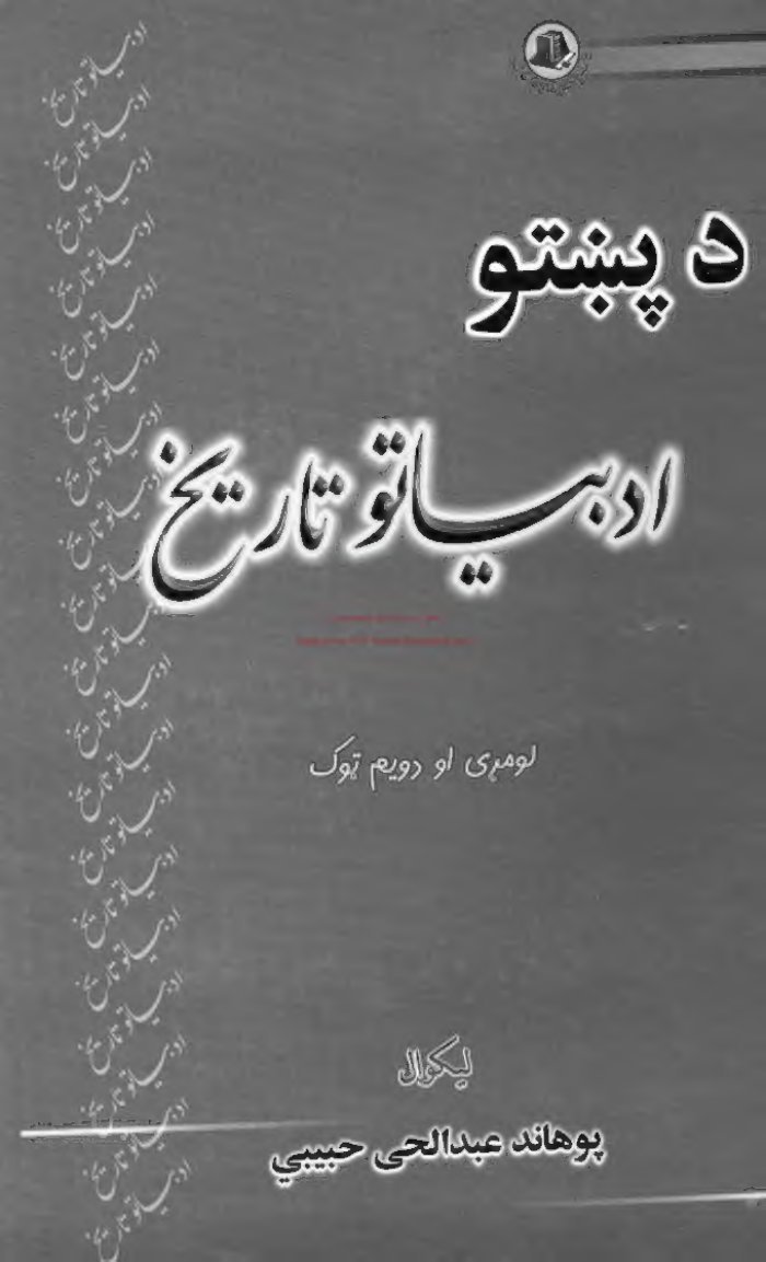 د پښتو ادبیاتو تاریخ — cover
