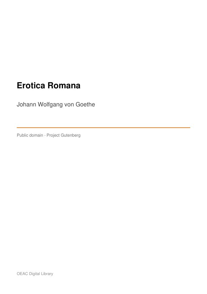 Erotica Romana cover